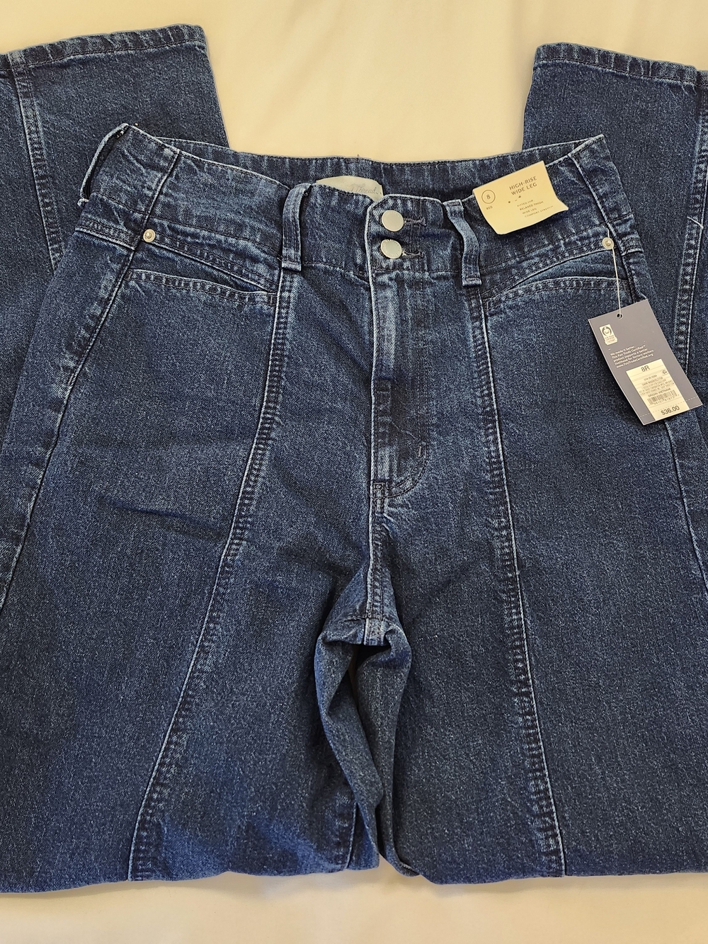 Universal Thread Indigo High-Rise Wide-Leg Jeans - Picture 8 of 16